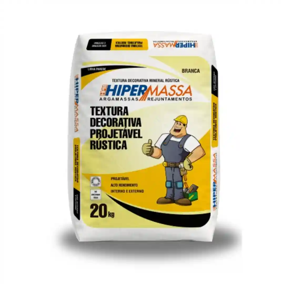 Textura Decorativa Projetável Rústica Branca