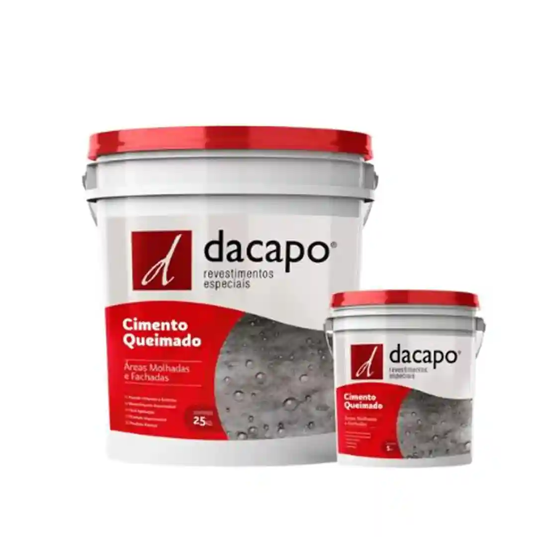 Cimento Queimado Parede Áreas Molhadas