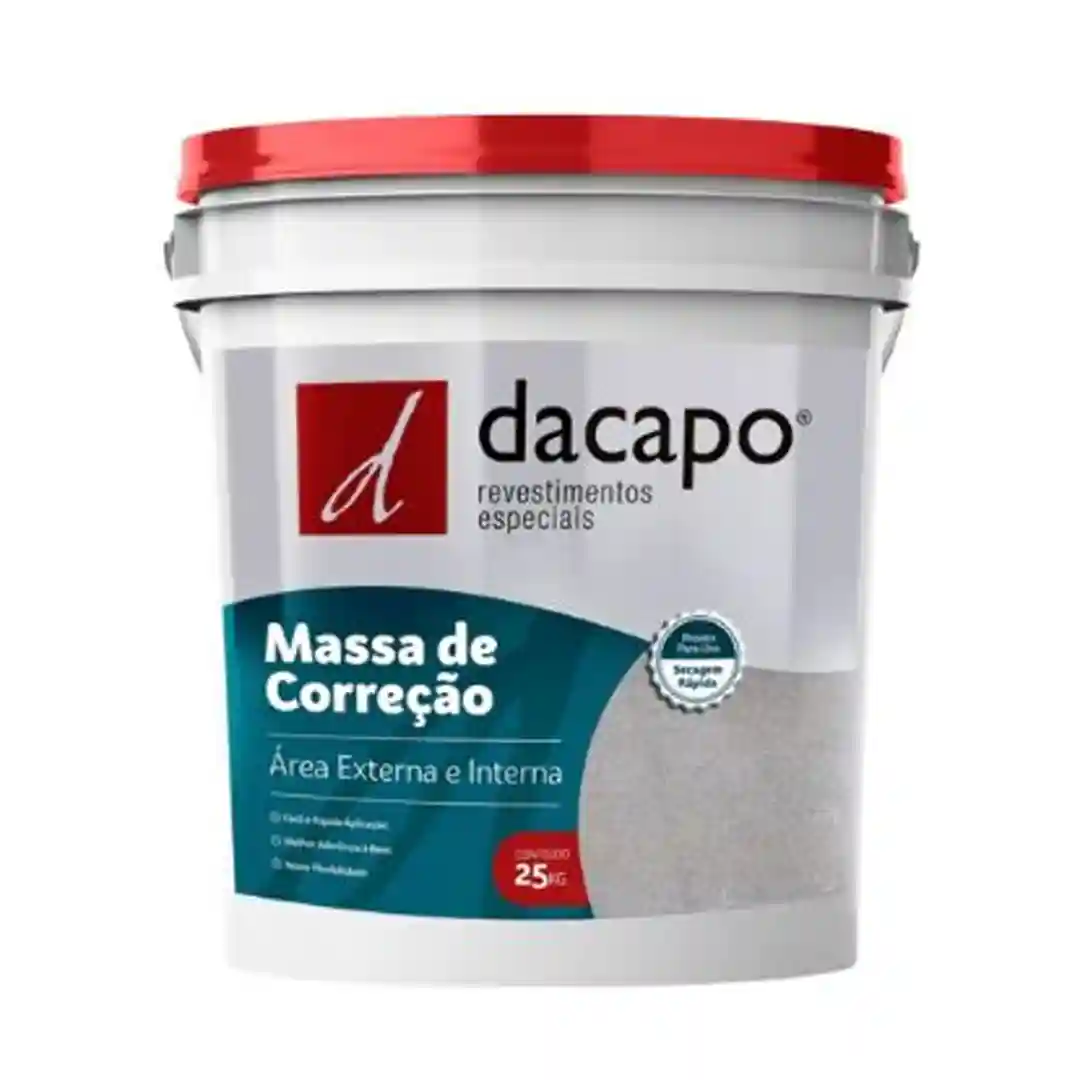 Preparo e Acabamentos Massa de Correção Pronta