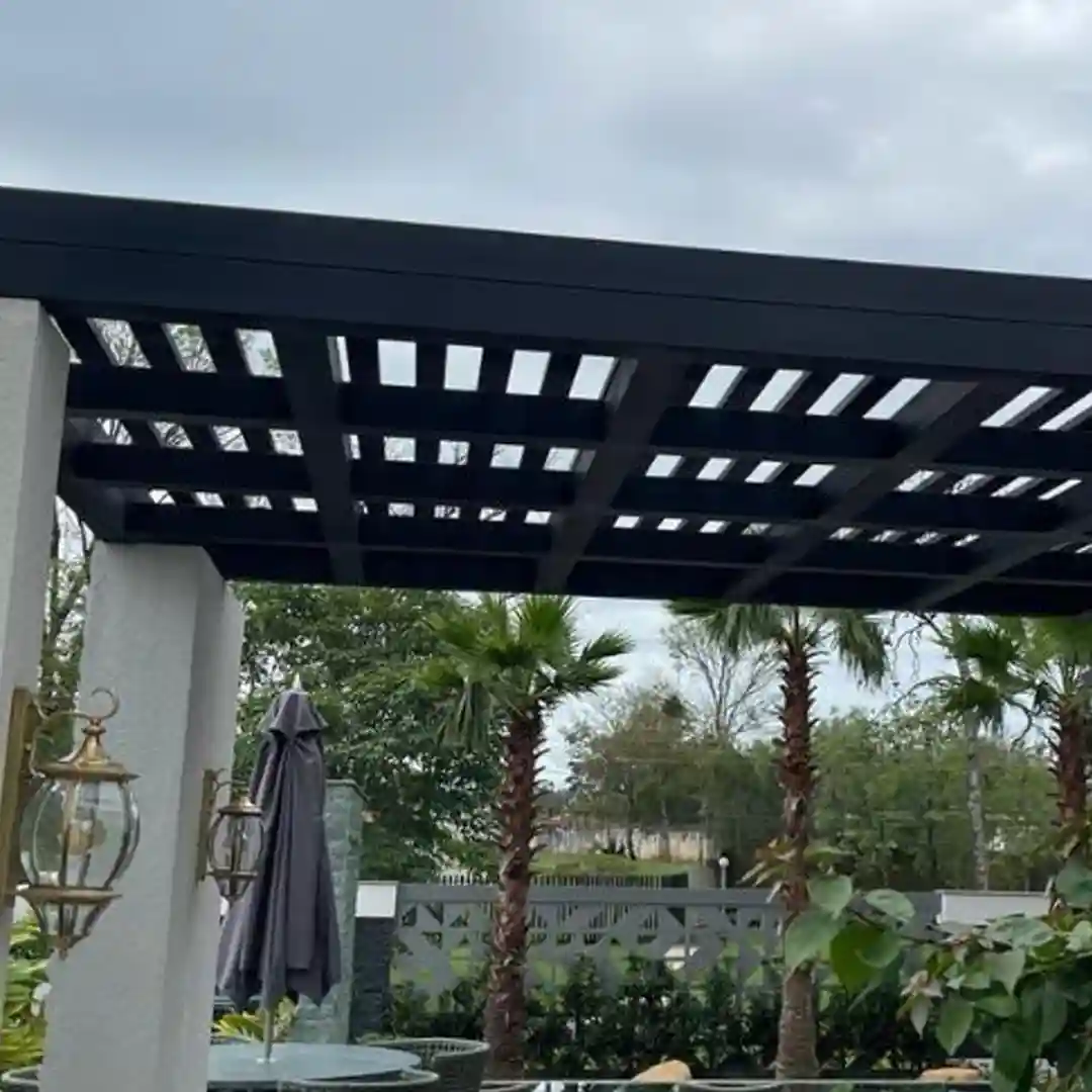 Estrutura de Ferro para Telhado Pergolado