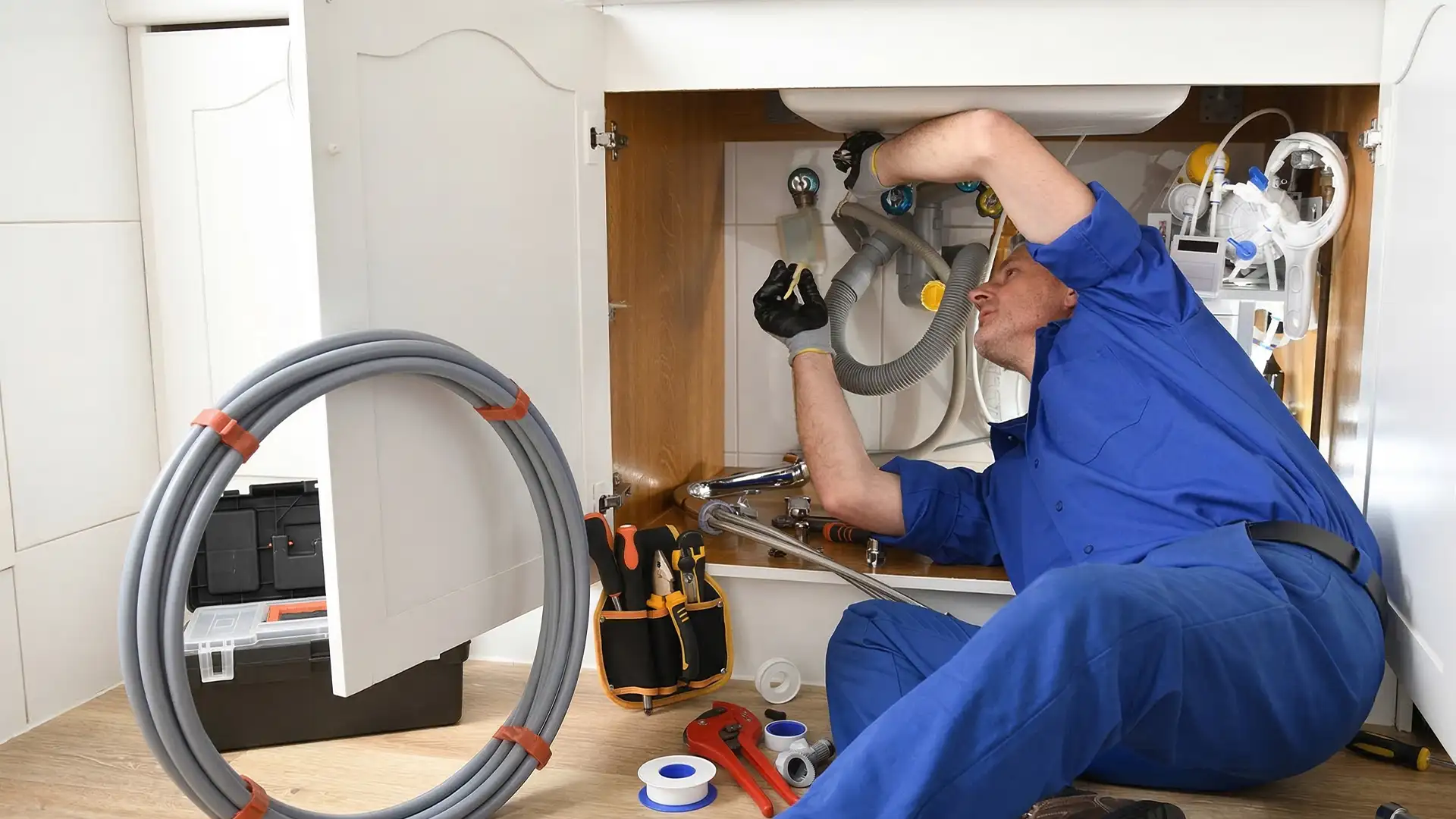 Profissional trabalhando