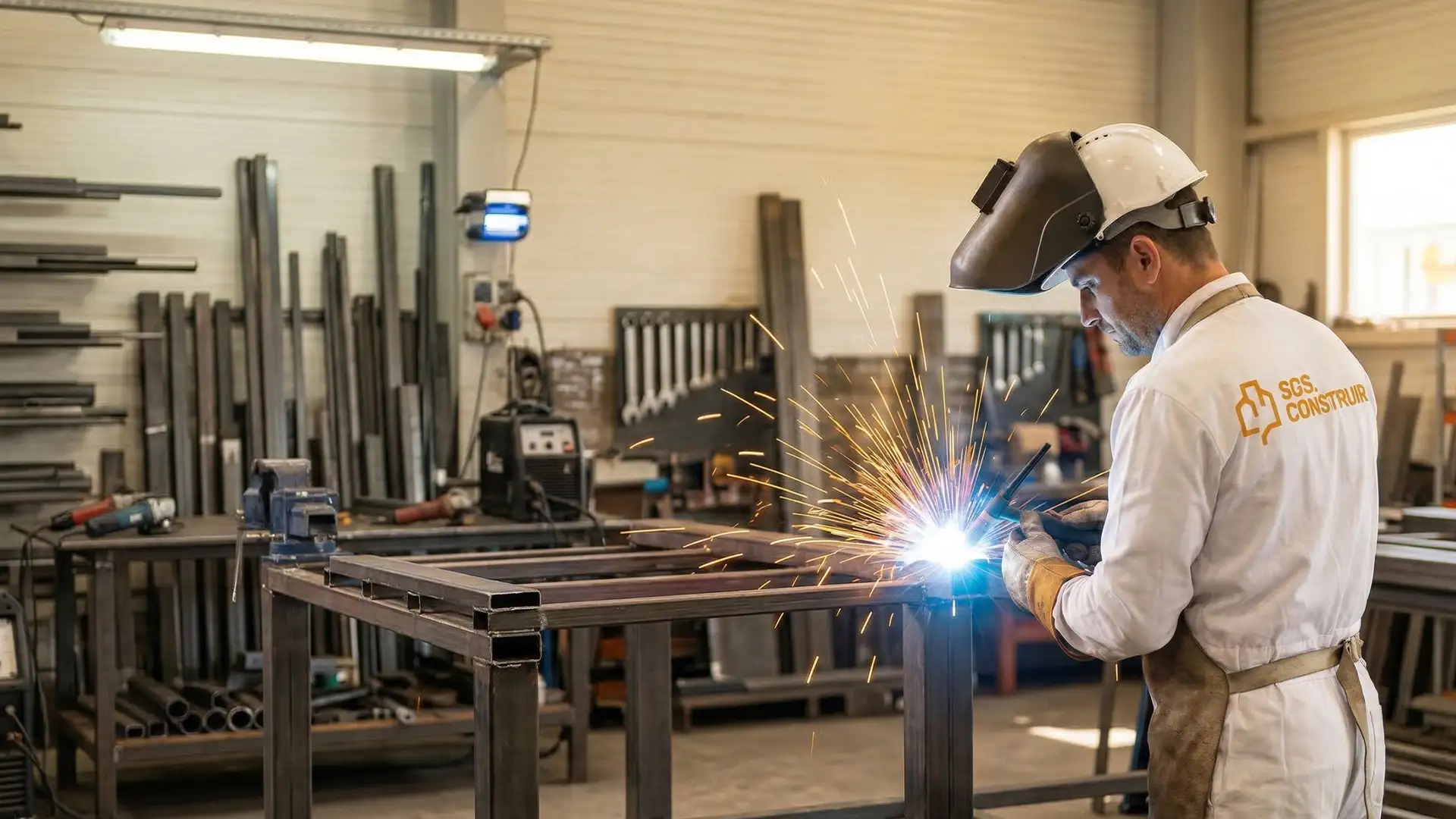 Profissional trabalhando